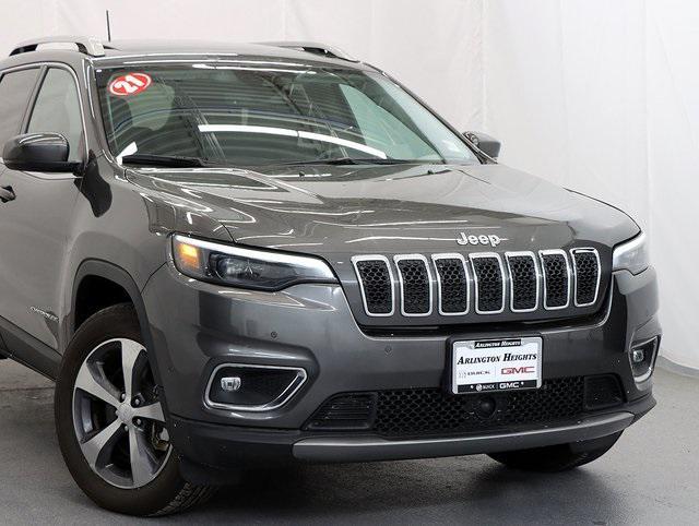 used 2021 Jeep Cherokee car, priced at $24,975