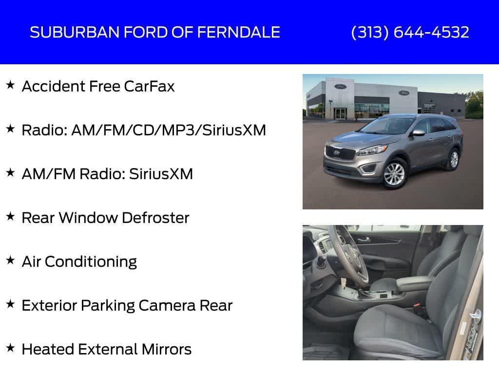 used 2017 Kia Sorento car, priced at $9,619