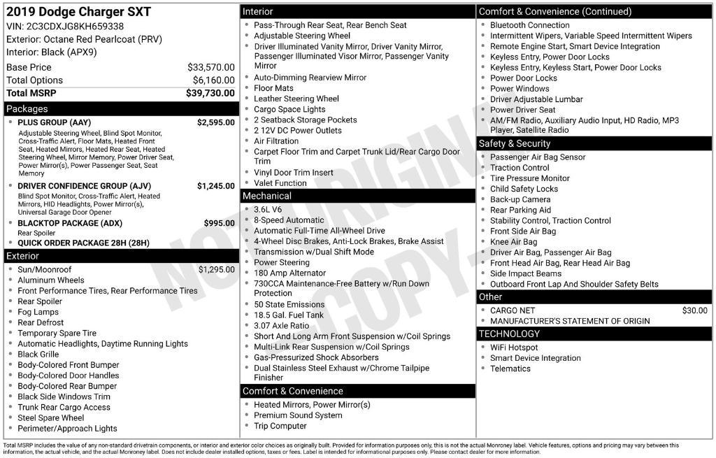 used 2019 Dodge Charger car, priced at $21,179
