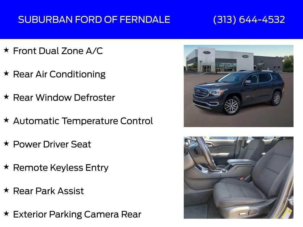 used 2018 GMC Acadia car, priced at $19,589