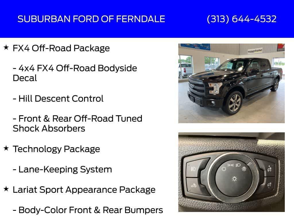 used 2016 Ford F-150 car, priced at $26,979