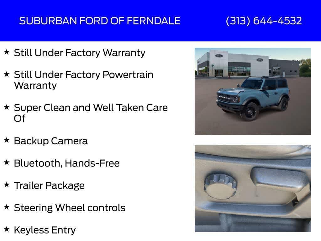 used 2022 Ford Bronco car, priced at $35,995