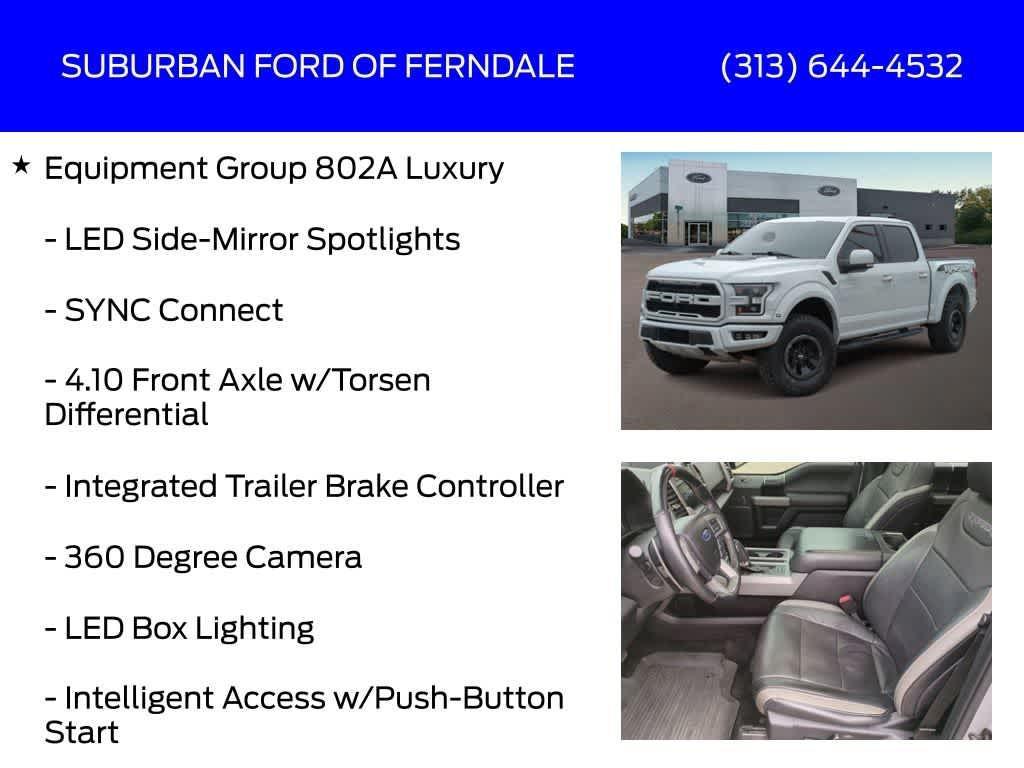 used 2017 Ford F-150 car, priced at $39,995