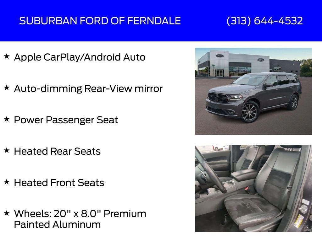 used 2018 Dodge Durango car, priced at $20,089