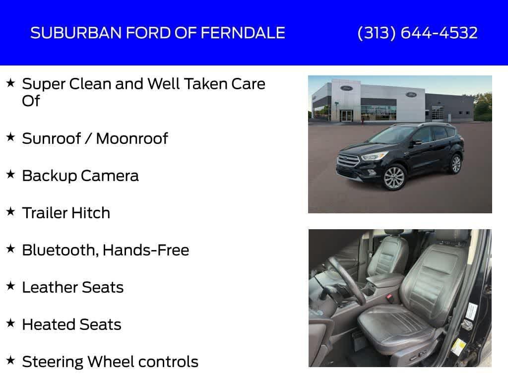 used 2017 Ford Escape car, priced at $12,995