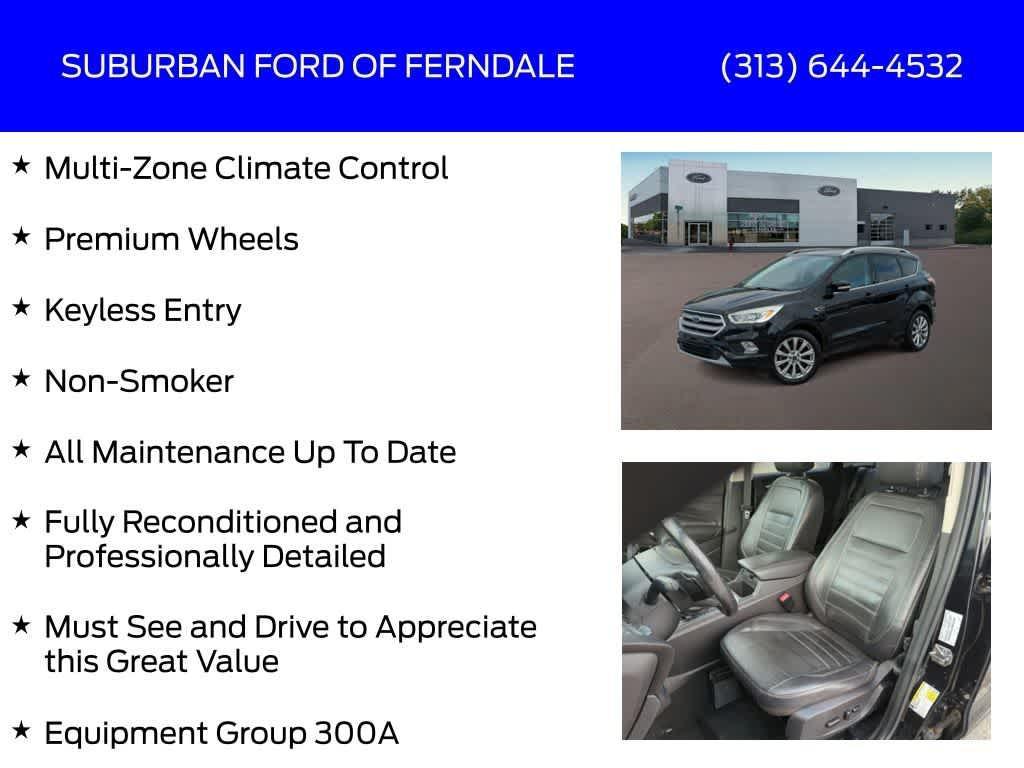 used 2017 Ford Escape car, priced at $12,995