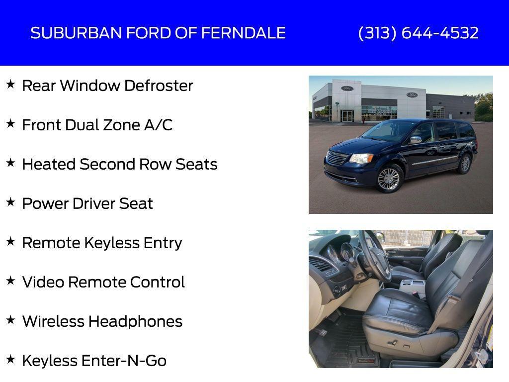 used 2013 Chrysler Town & Country car, priced at $6,579