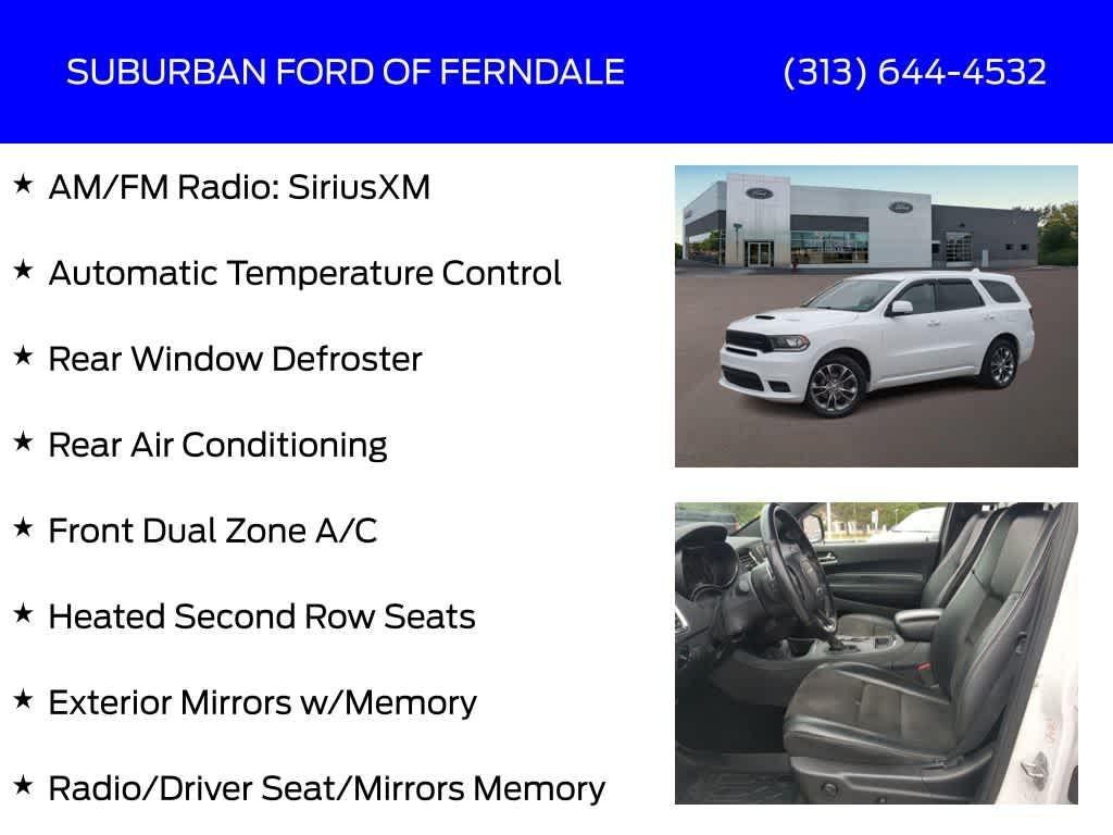 used 2019 Dodge Durango car, priced at $17,799