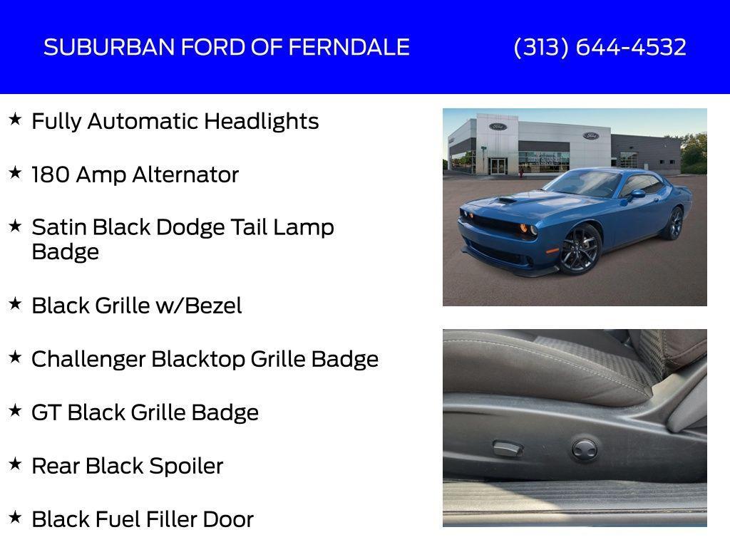 used 2022 Dodge Challenger car, priced at $17,989