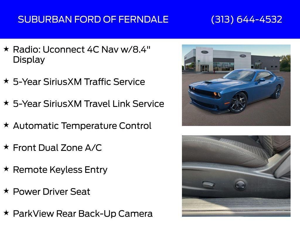 used 2022 Dodge Challenger car, priced at $17,989