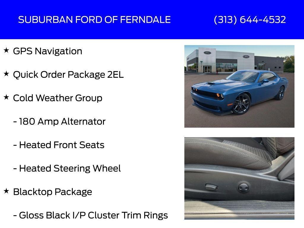 used 2022 Dodge Challenger car, priced at $17,989