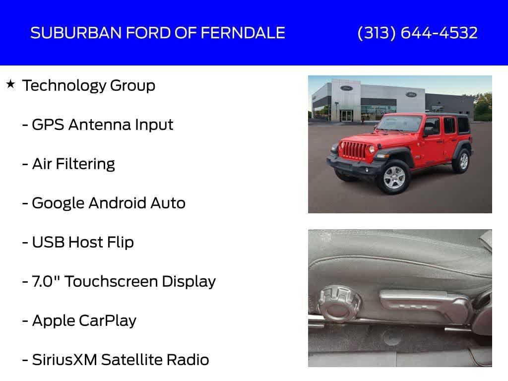 used 2021 Jeep Wrangler Unlimited car, priced at $25,529