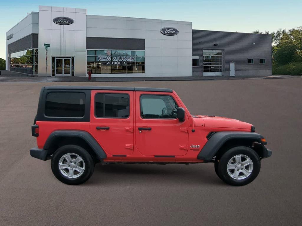 used 2021 Jeep Wrangler Unlimited car, priced at $25,529