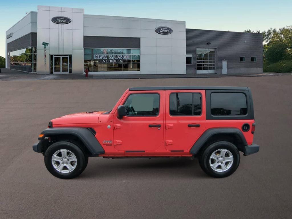 used 2021 Jeep Wrangler Unlimited car, priced at $25,529