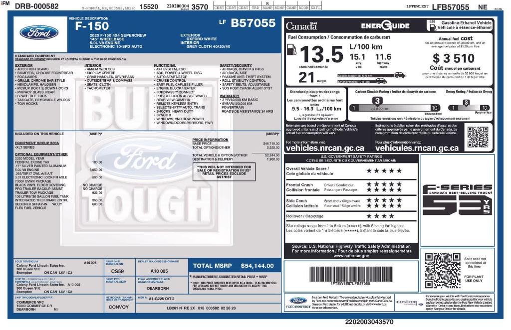 used 2020 Ford F-150 car, priced at $31,979