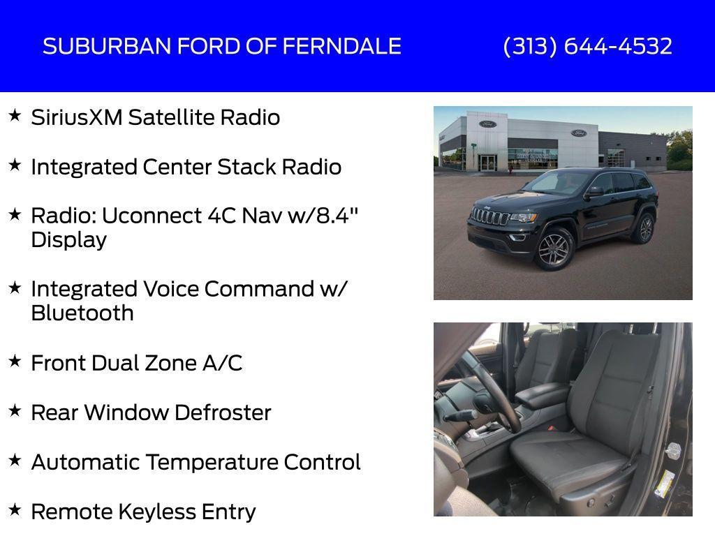 used 2019 Jeep Grand Cherokee car, priced at $16,859