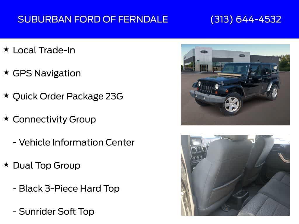 used 2012 Jeep Wrangler Unlimited car, priced at $15,999