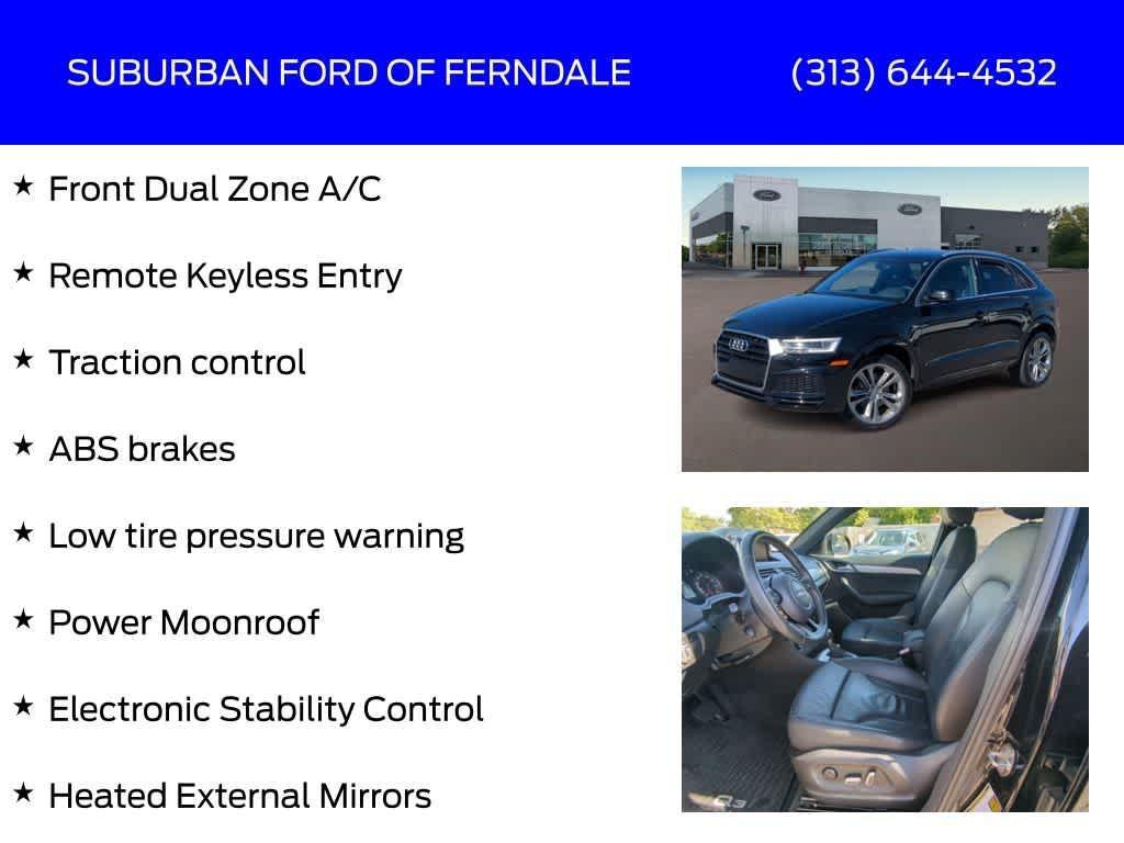 used 2018 Audi Q3 car, priced at $17,989