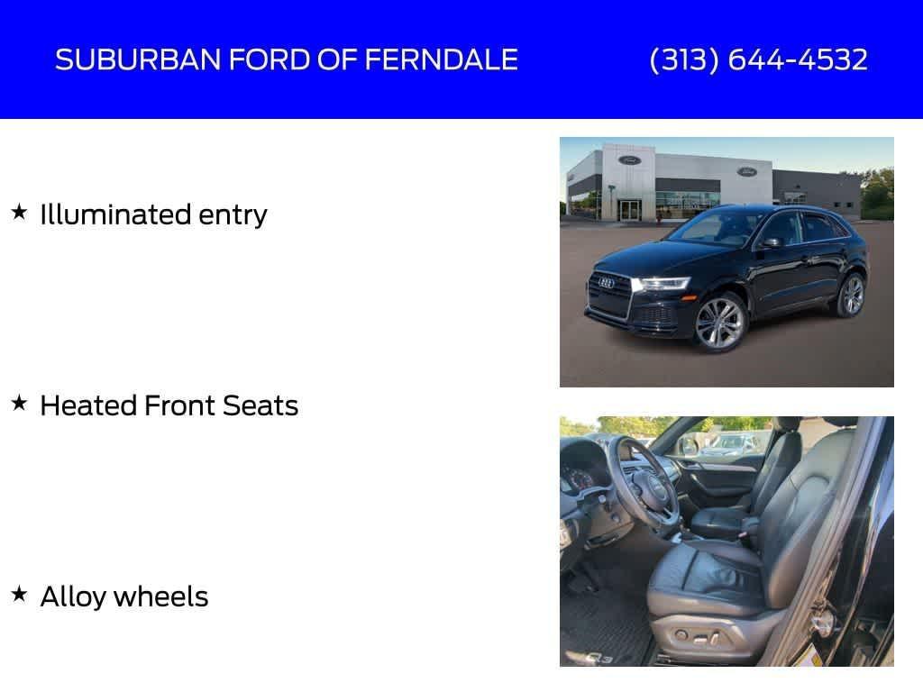 used 2018 Audi Q3 car, priced at $17,989