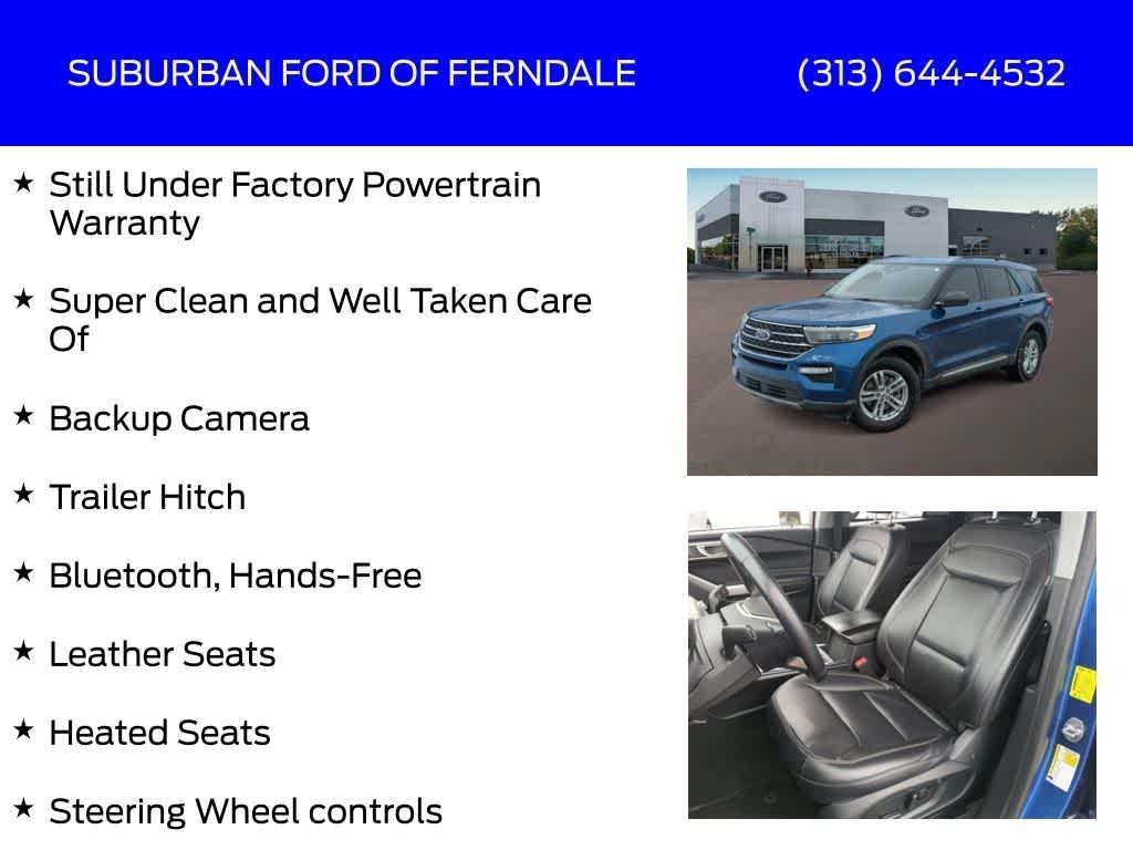 used 2022 Ford Explorer car, priced at $28,495