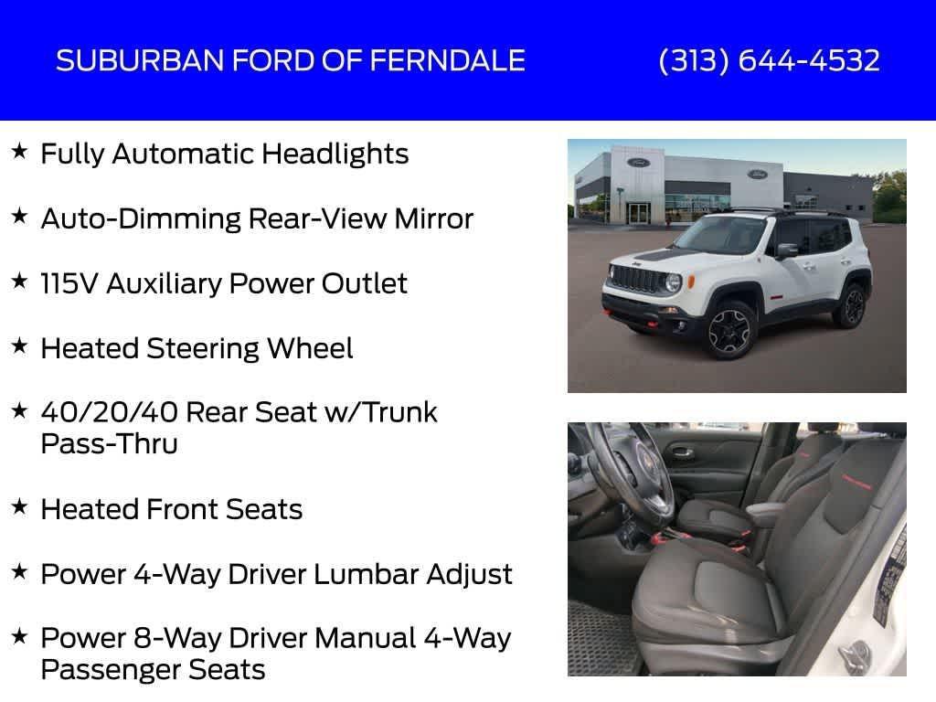 used 2016 Jeep Renegade car, priced at $13,179