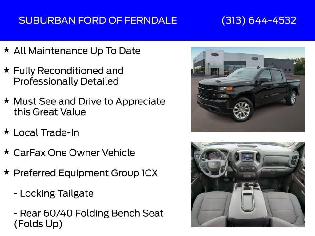 used 2020 Chevrolet Silverado 1500 car, priced at $27,695