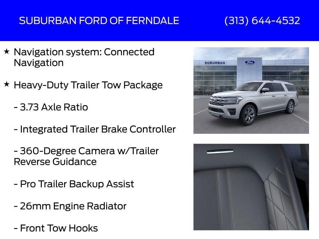 used 2024 Ford Expedition Max car, priced at $69,985