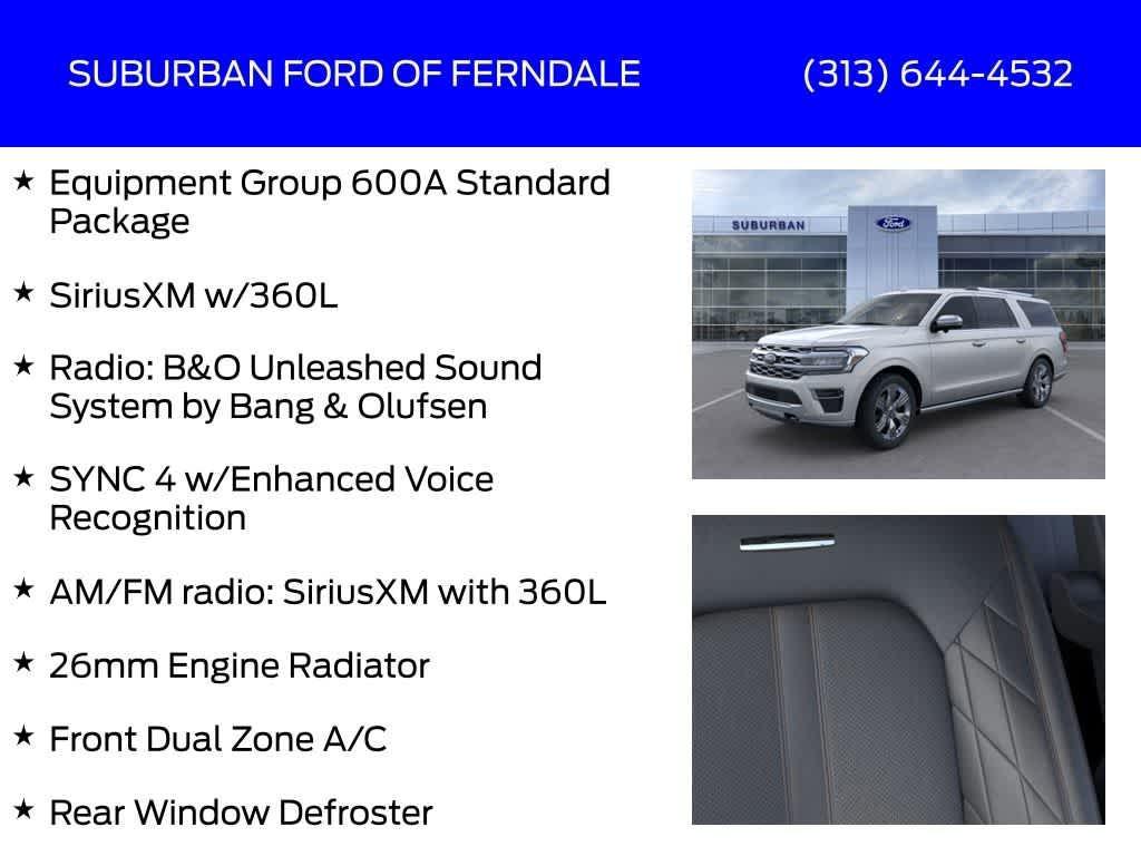 used 2024 Ford Expedition Max car, priced at $69,985
