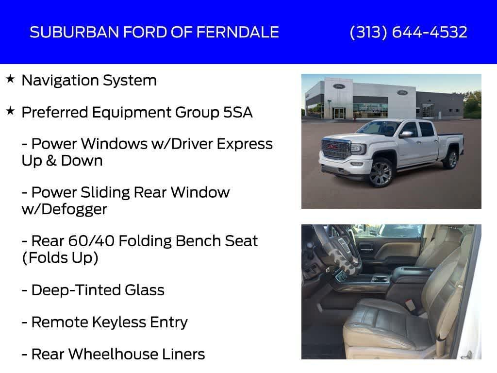 used 2016 GMC Sierra 1500 car, priced at $28,579