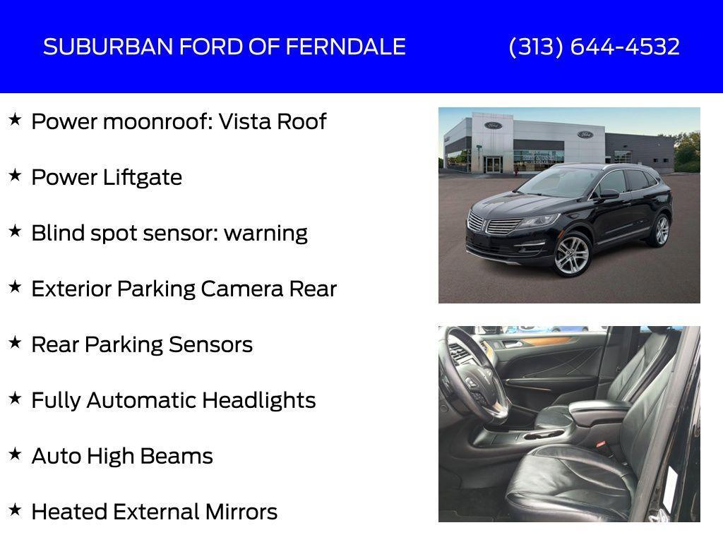 used 2018 Lincoln MKC car, priced at $15,459