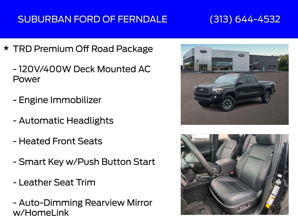 used 2022 Toyota Tacoma car, priced at $39,989