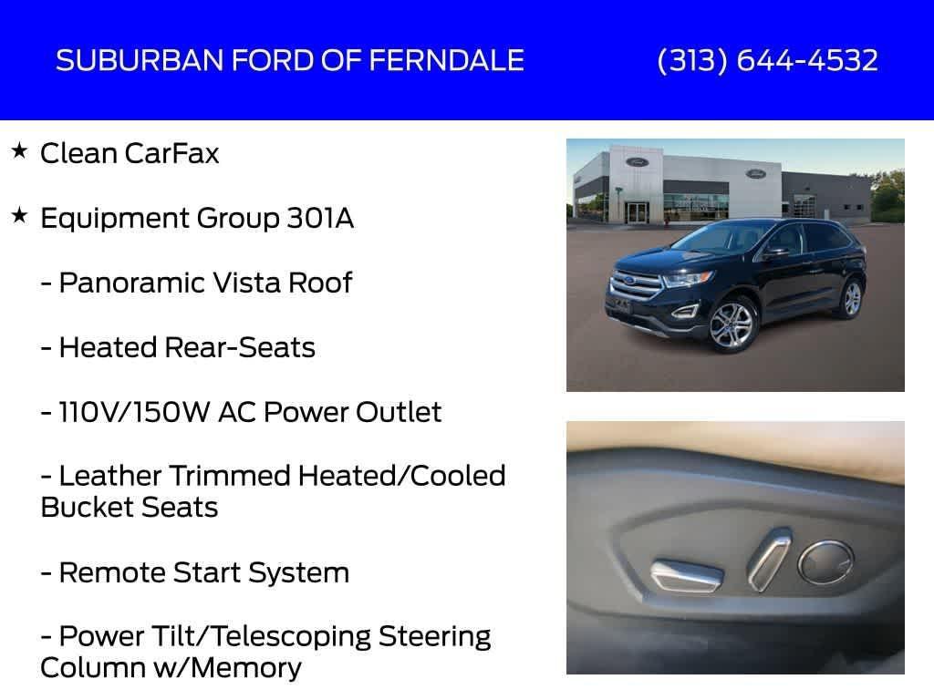 used 2018 Ford Edge car, priced at $13,509