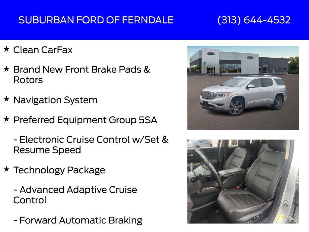 used 2019 GMC Acadia car, priced at $18,719