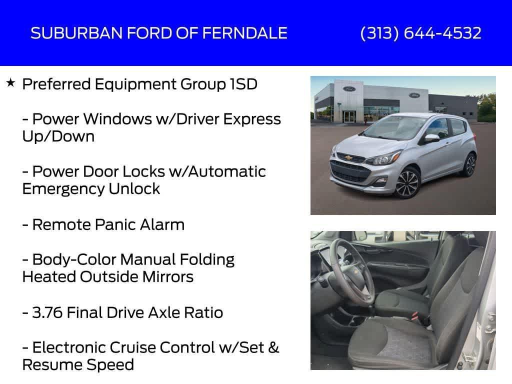 used 2021 Chevrolet Spark car, priced at $9,909