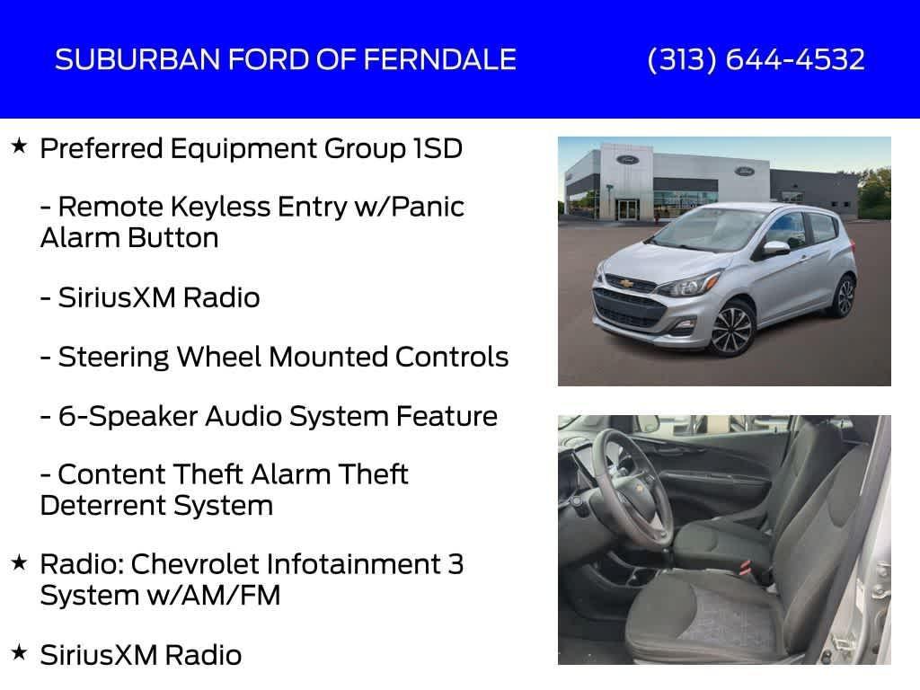 used 2021 Chevrolet Spark car, priced at $9,909