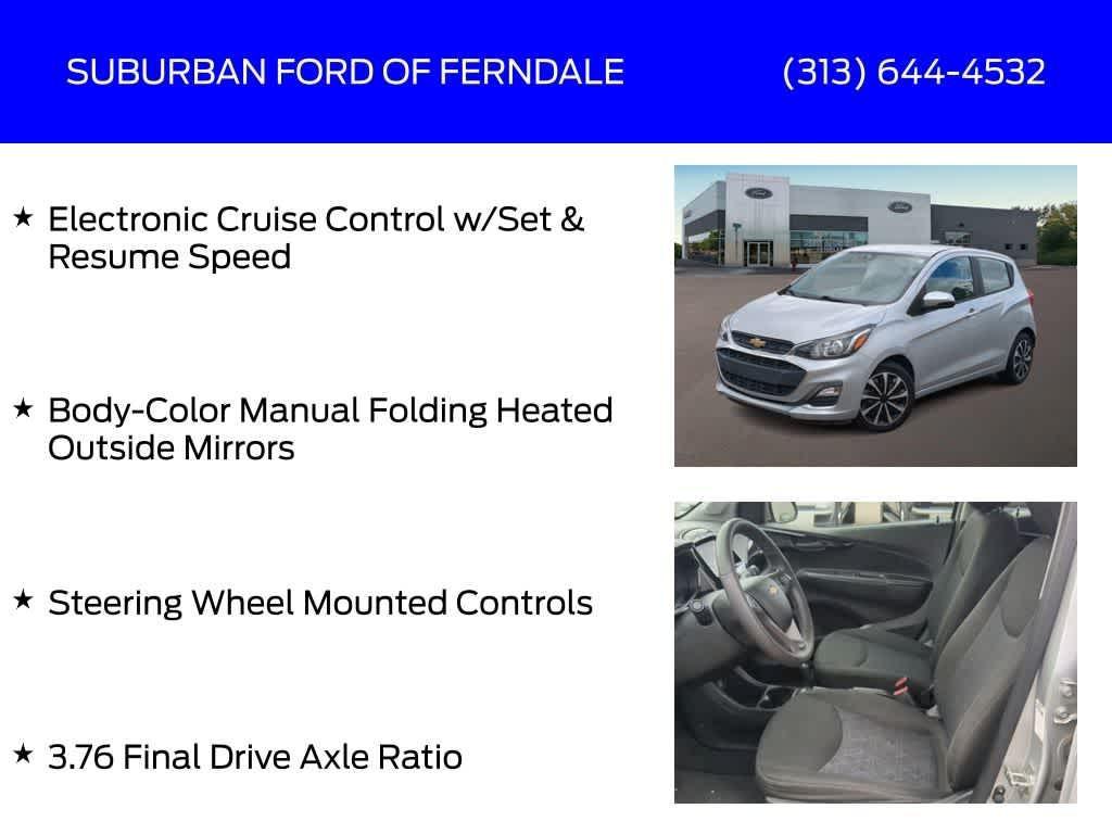 used 2021 Chevrolet Spark car, priced at $9,909