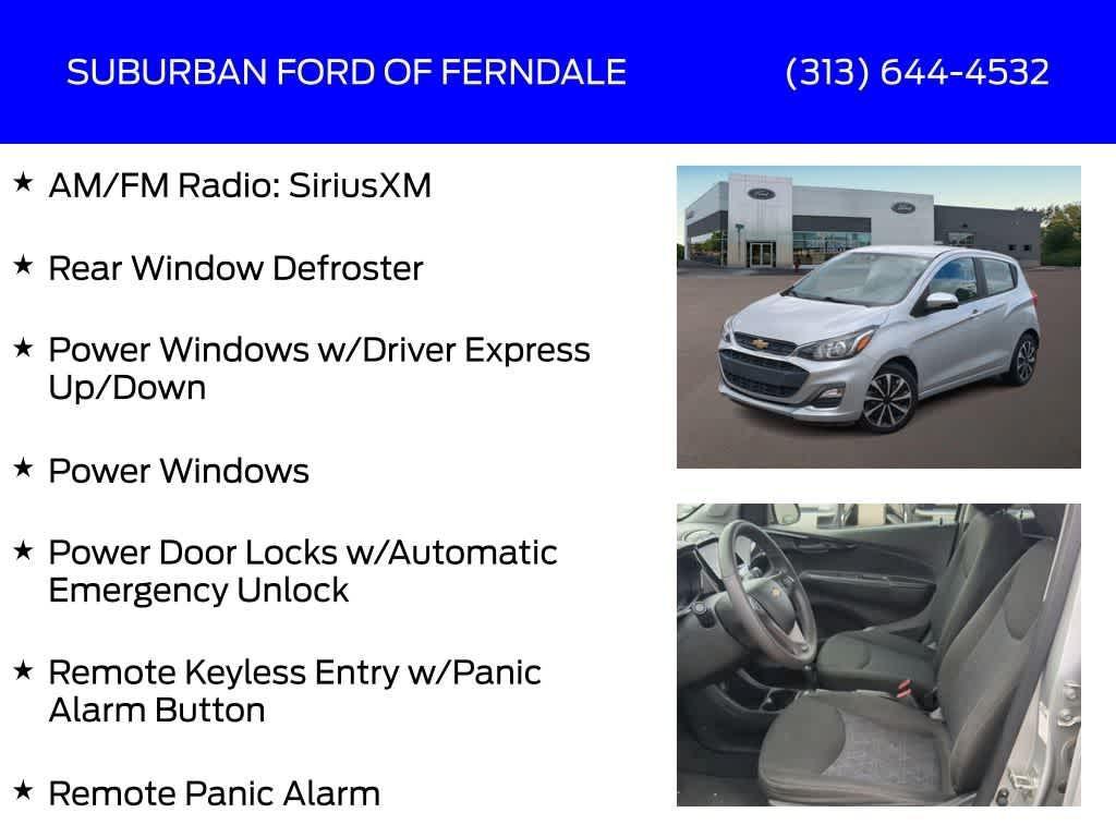 used 2021 Chevrolet Spark car, priced at $9,909