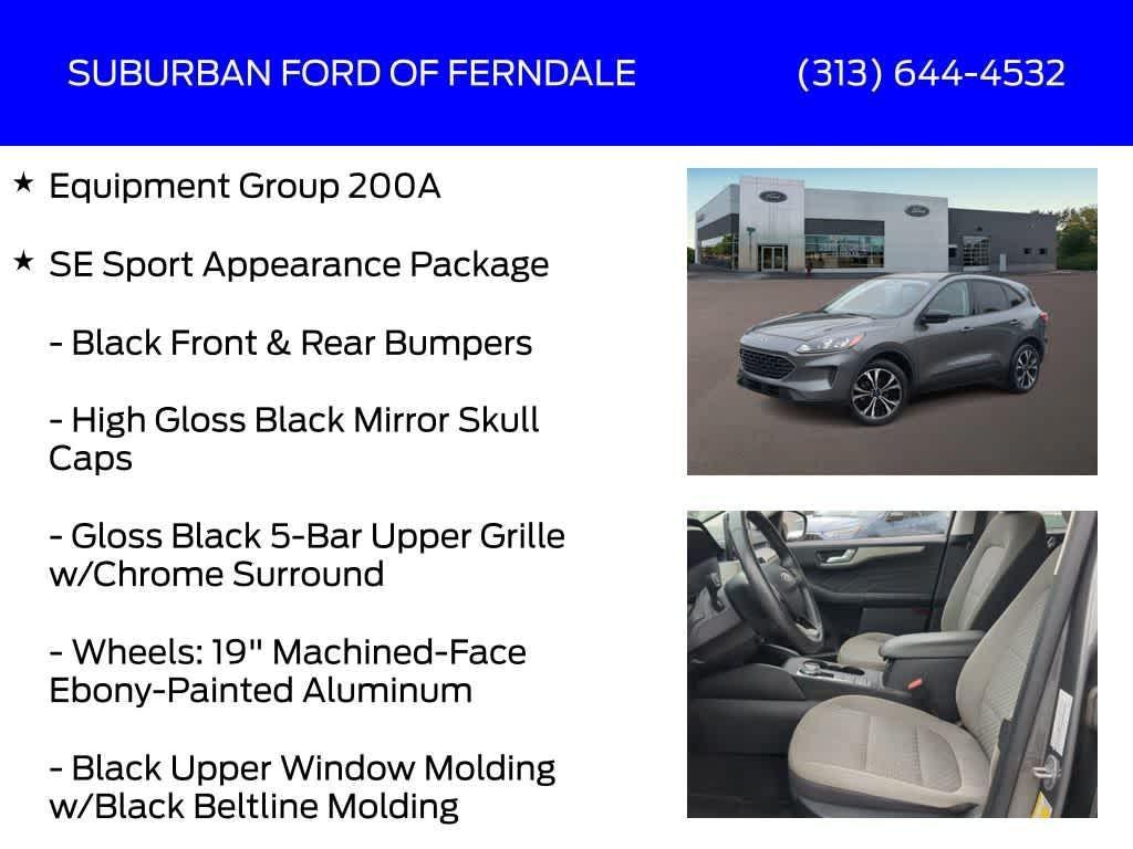 used 2021 Ford Escape car, priced at $16,239
