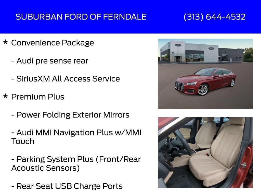 used 2019 Audi A5 car, priced at $23,695