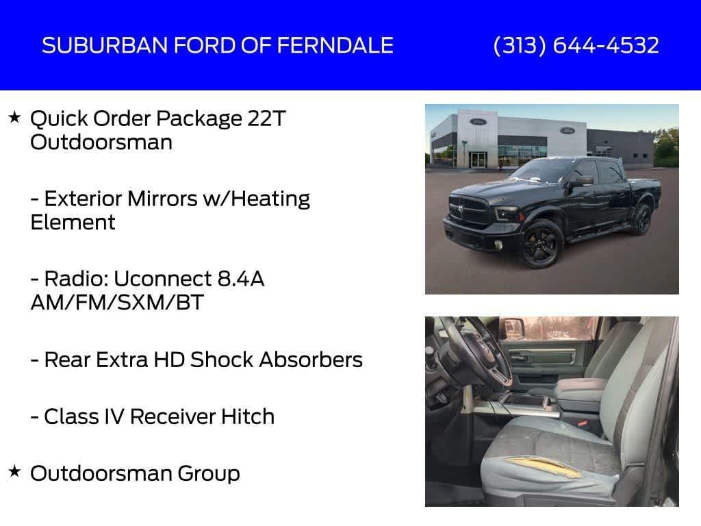 used 2015 Ram 1500 car, priced at $17,459