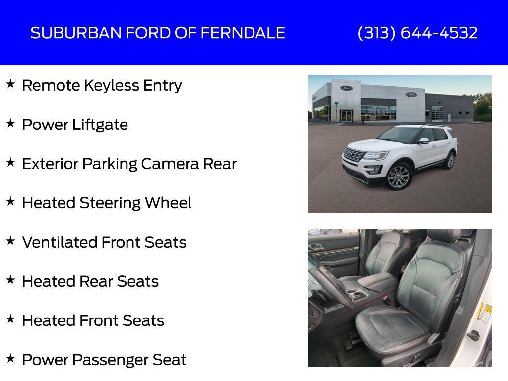 used 2017 Ford Explorer car, priced at $16,495