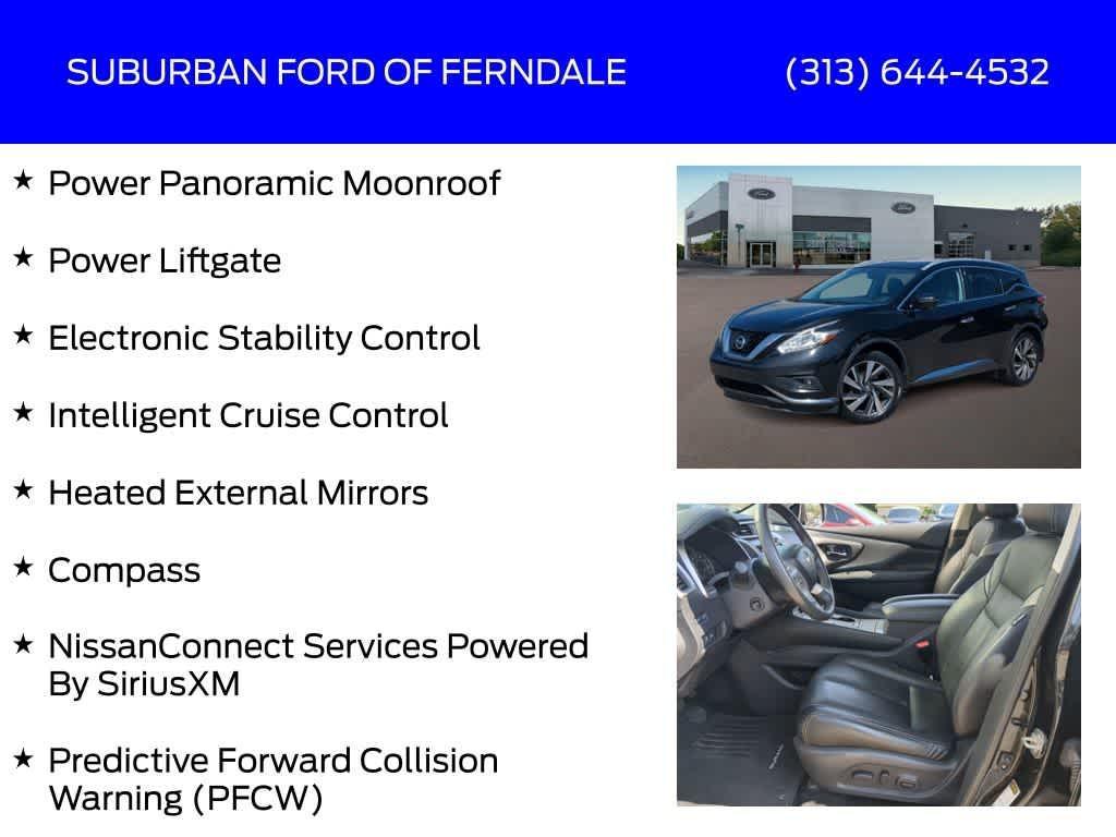 used 2017 Nissan Murano car, priced at $16,289