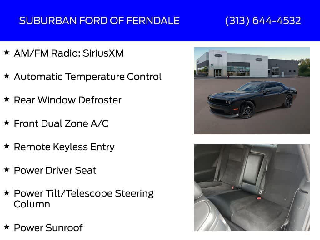 used 2016 Dodge Challenger car, priced at $30,489