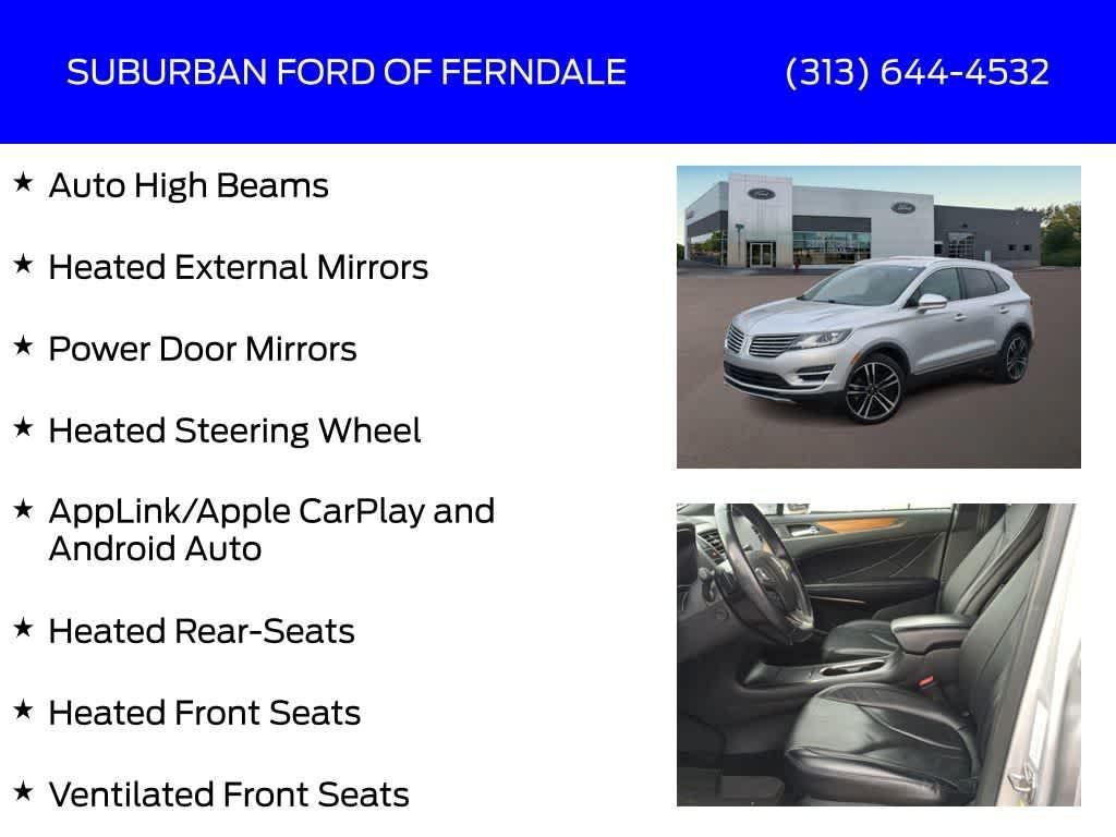 used 2018 Lincoln MKC car, priced at $19,459