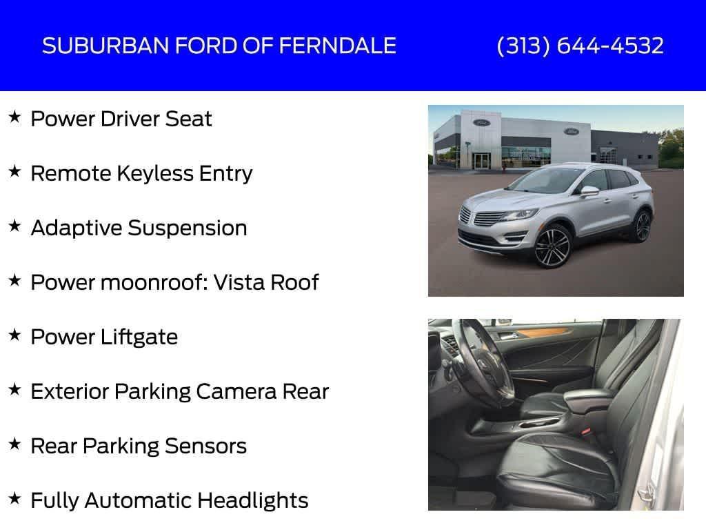 used 2018 Lincoln MKC car, priced at $19,459