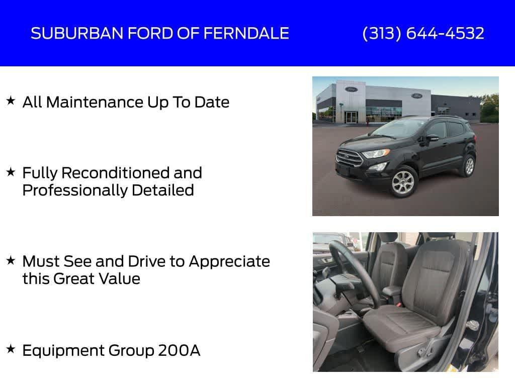 used 2020 Ford EcoSport car, priced at $12,495