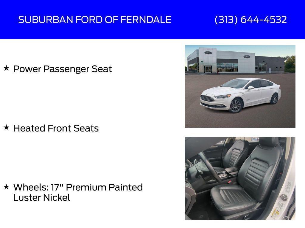 used 2017 Ford Fusion Energi car, priced at $8,459