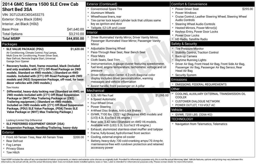 used 2014 GMC Sierra 1500 car, priced at $11,989