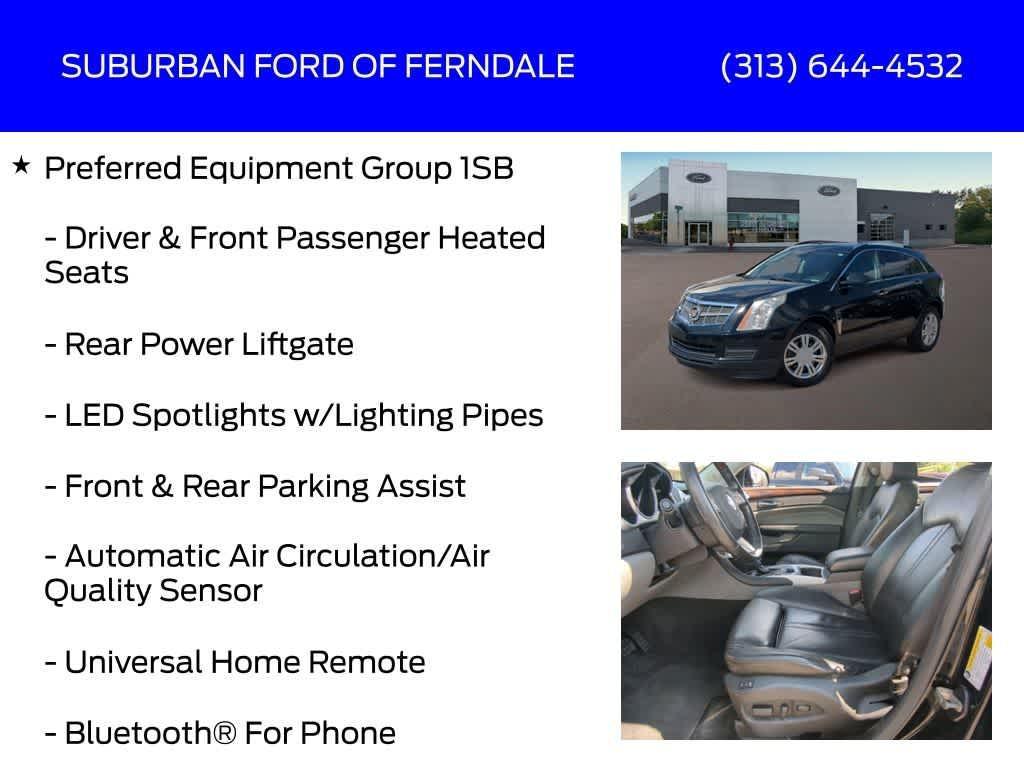 used 2010 Cadillac SRX car, priced at $6,719