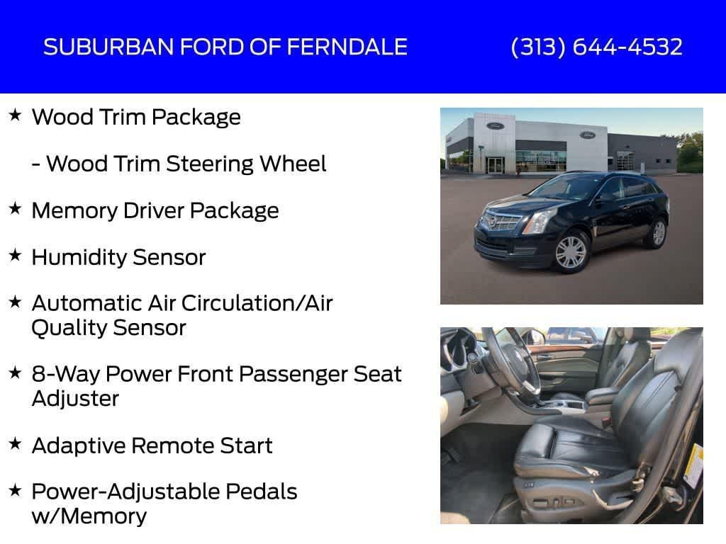 used 2010 Cadillac SRX car, priced at $6,719
